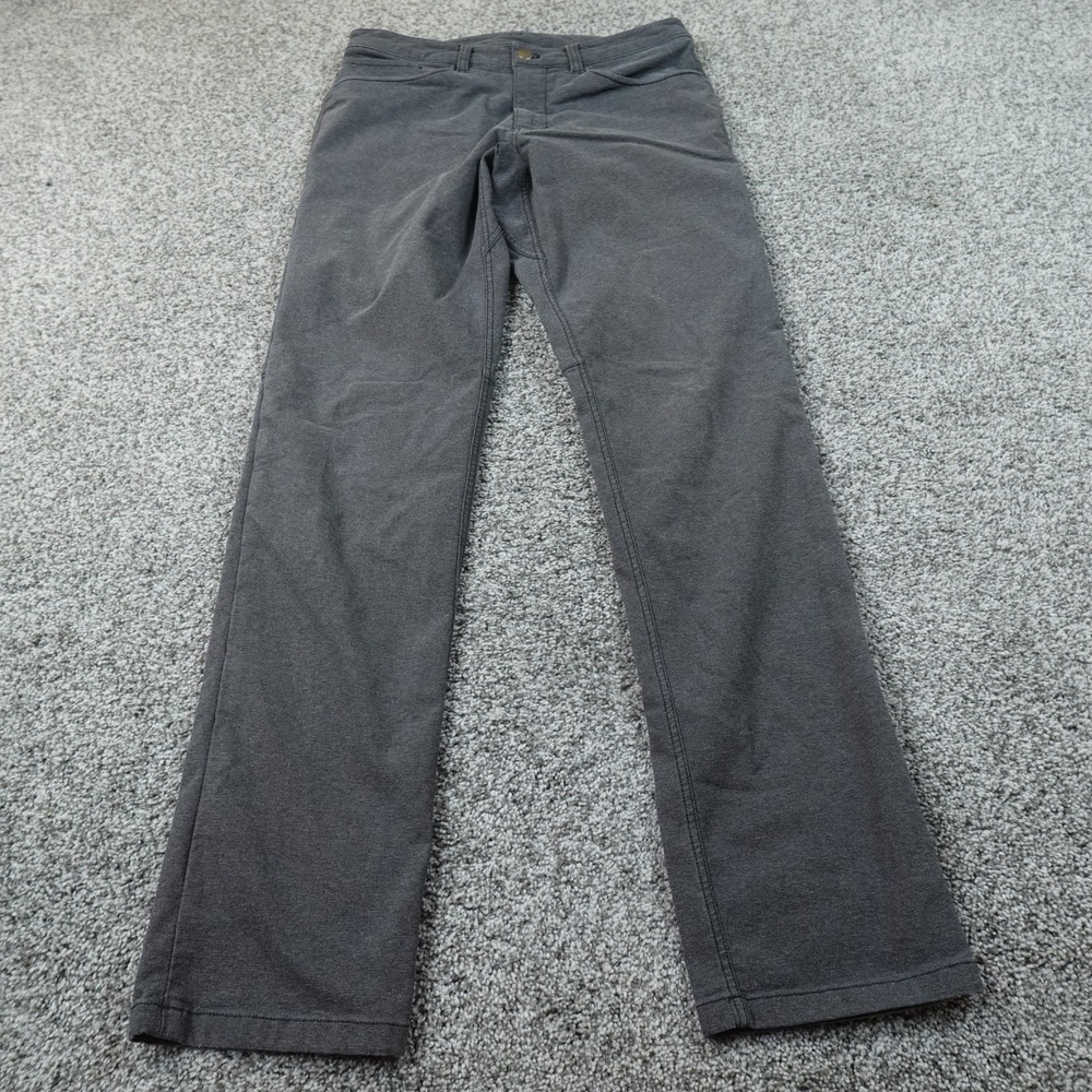 Lululemon Pants Mens 32X34 Gray ABC TC Tech Canvas Chino Stretch Flex Athletic
